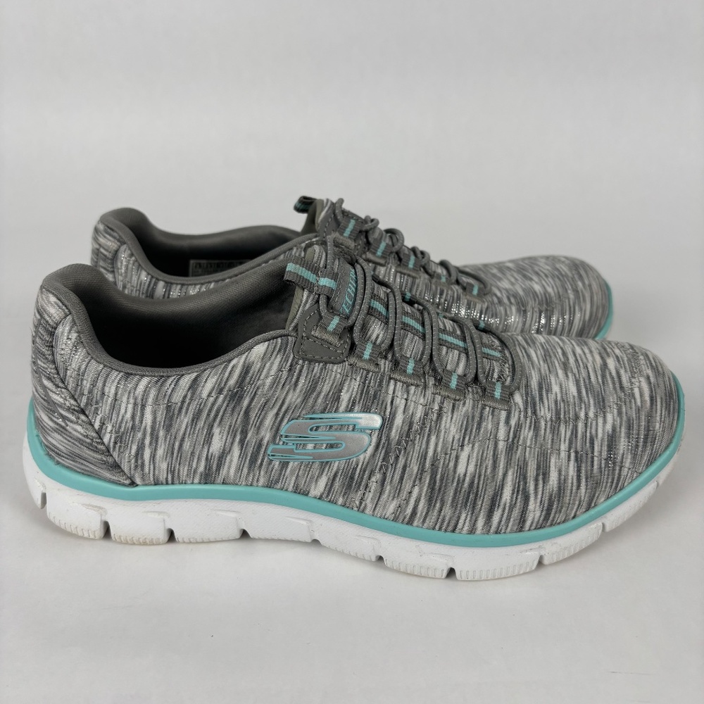 Skechers Relaxed Fit Air Cooled Memory Foam Women's Black Casual Shoes 6.5 W - Picture 2 of 9